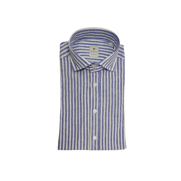 Bastoncino - Camicia riga blu