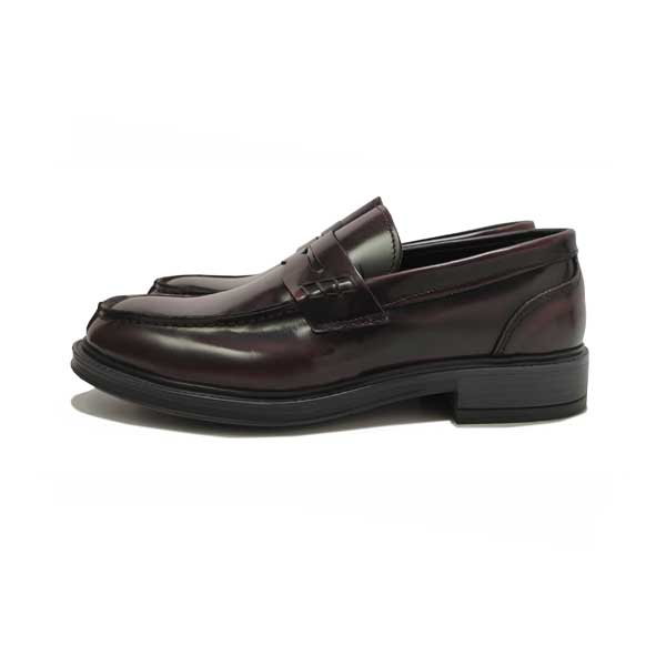 Mocassino Spazzolato Bordeaux - Duca Roma
