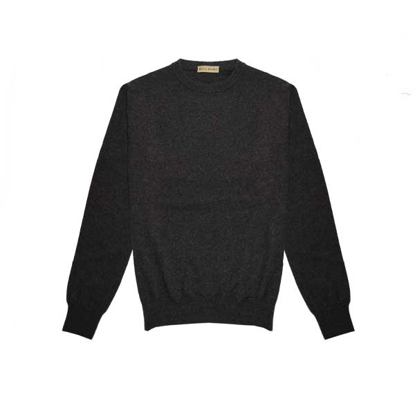 Duca Roma - Maglia puro cashmere antracite