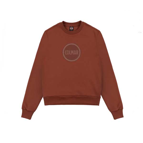 Colmar Originals - Felpa girocollo coccio con maxi logo