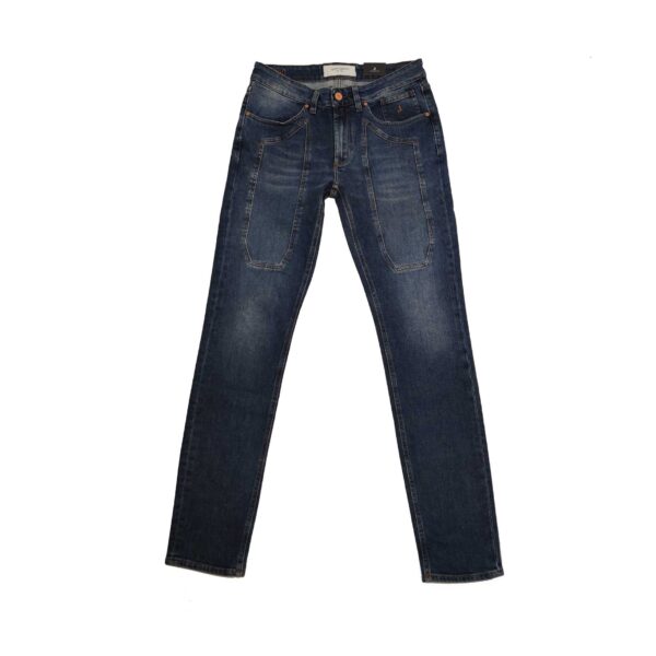 JECKERSON-Jeans con toppa in denim