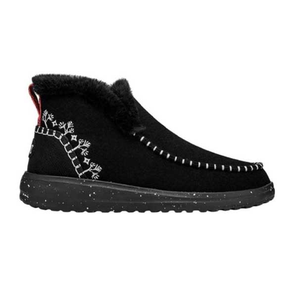 HeyDude - Scarpa DENNY WOOL nera