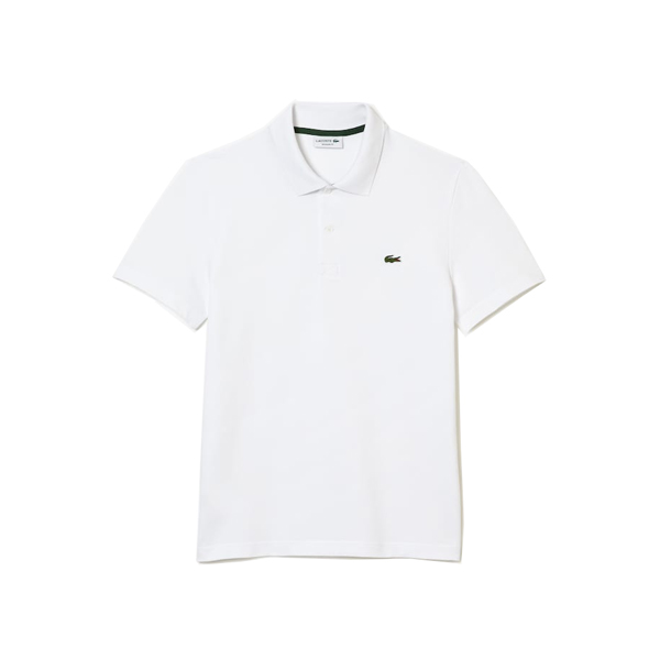 Lacoste - Polo bianca in cotone organico