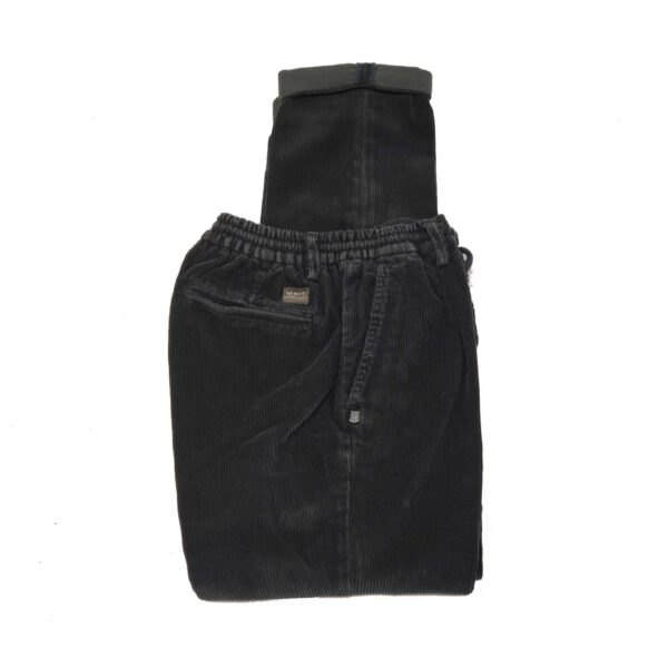 40Weft - Pantalone in velluto con coulisse blu PAUL