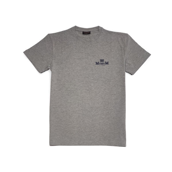 Museum - T-shirt grigia con logo