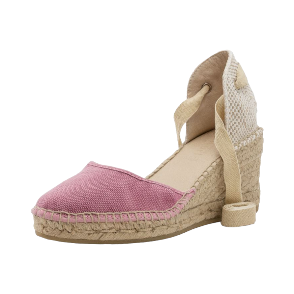 Natural World - Scarpa rosa con zeppa
