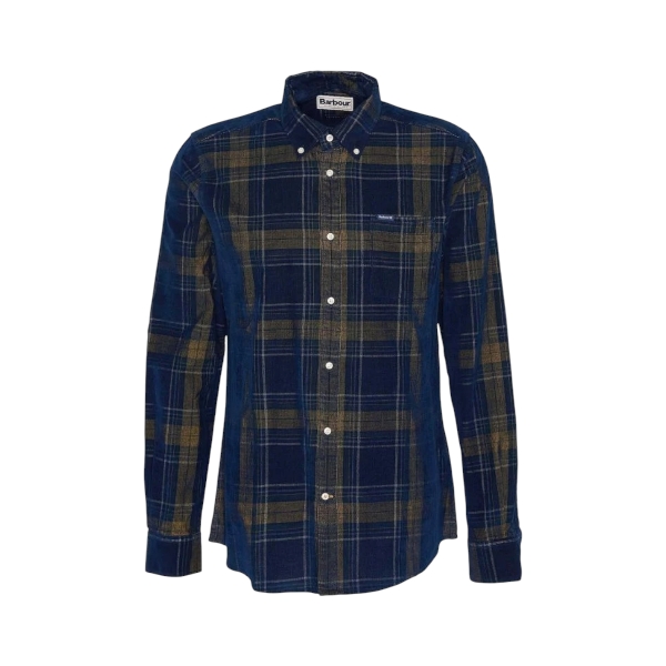 Barbour - Camicia Check in velluto