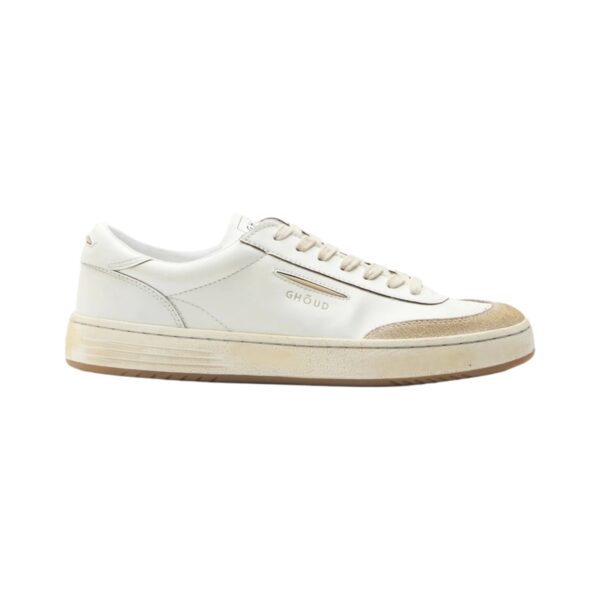 Ghōud-Sneaker Lido Low Line Bianco/Taupe