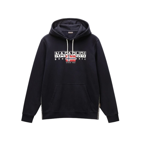 Felpa con Cappuccio e Maxi Logo - Napapijri